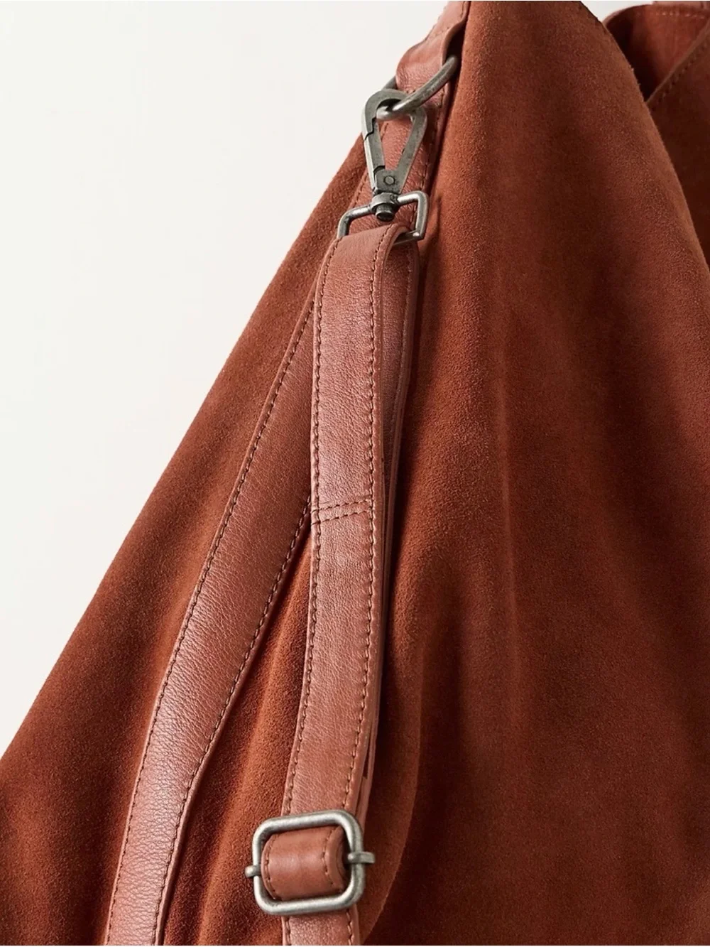 🌺Free People Suzie Suede Slouchy Tote Bag